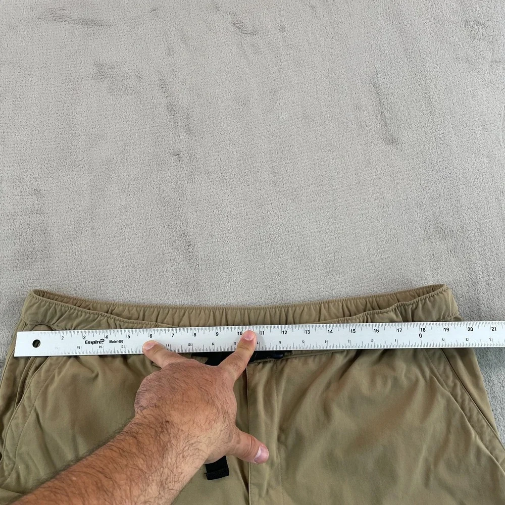 Duluth Trading Convertible Pants Men XL (36x32) Beige Nylon Performance Belted - Picture 8 of 12